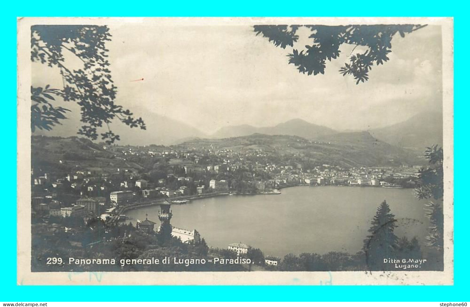 A833 / 271 Suisse Panorama Generale Di Lugano Paradiso - Sonstige & Ohne Zuordnung