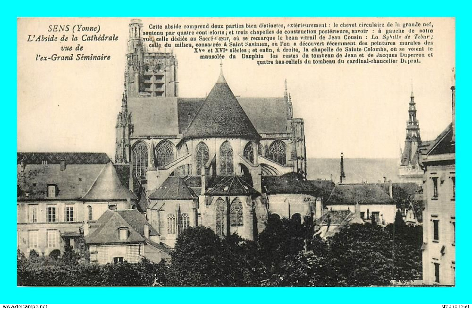 A833 / 277 89 - SENS Abside De La Cathédrale - Sens