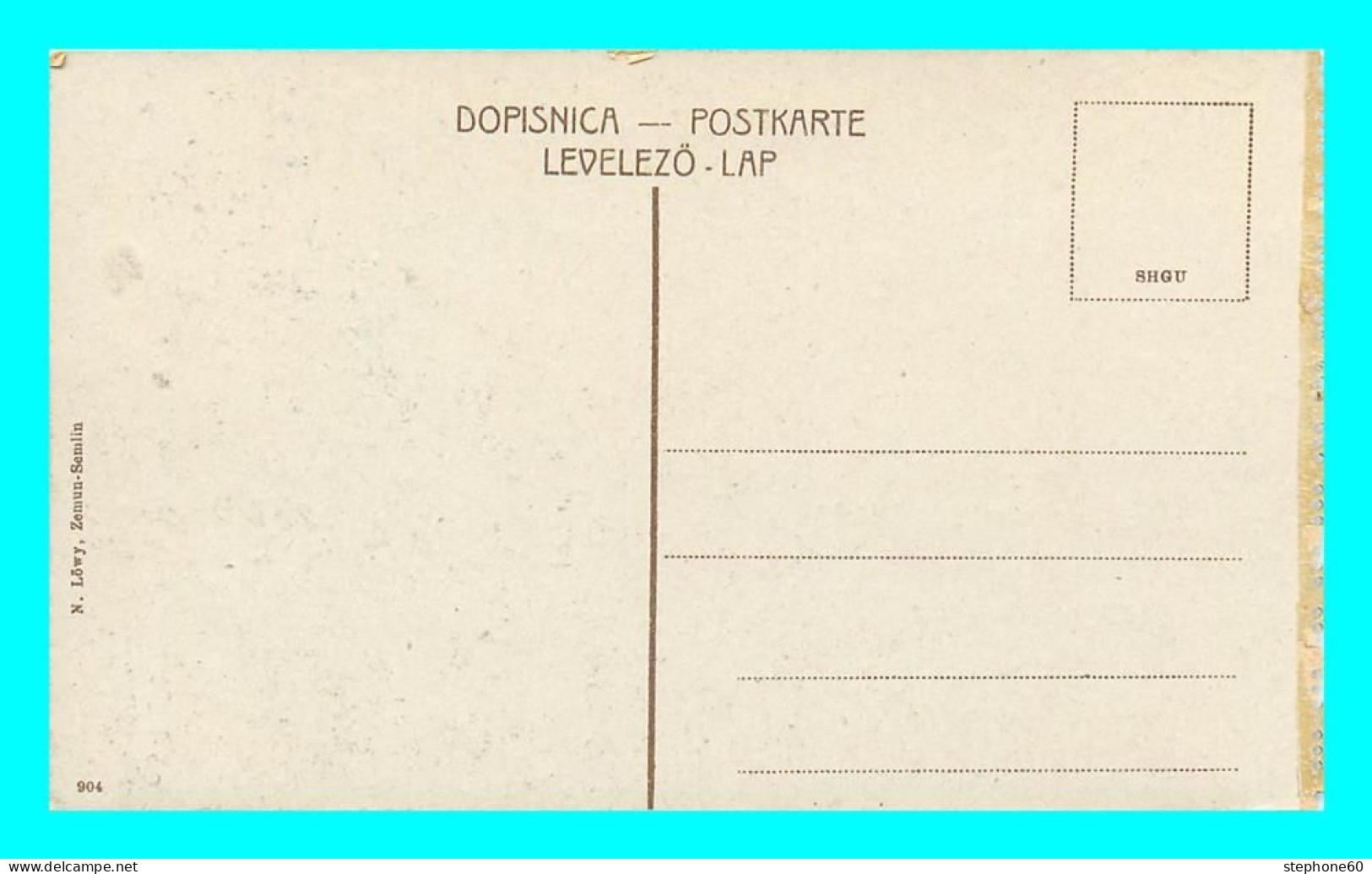 A833 / 291 Serbie Semlin Zemun Hohere Madchen Schule - Servië