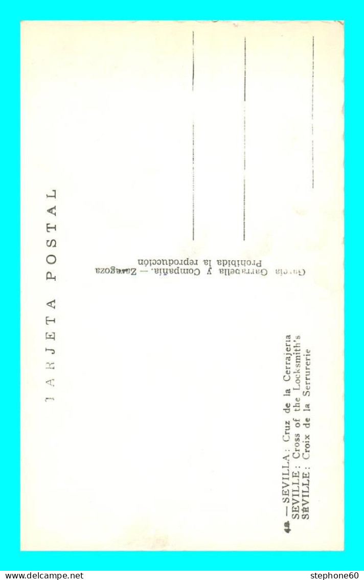 A833 / 635 Espagne SEVILLA Croix De La Serrurerie - Sevilla (Siviglia)
