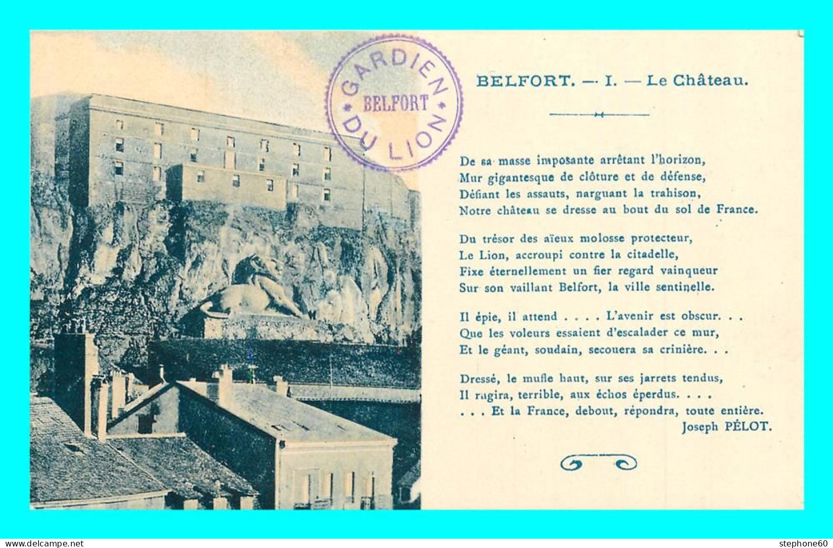 A833 / 395 90 - BELFORT Chateau - Otros & Sin Clasificación