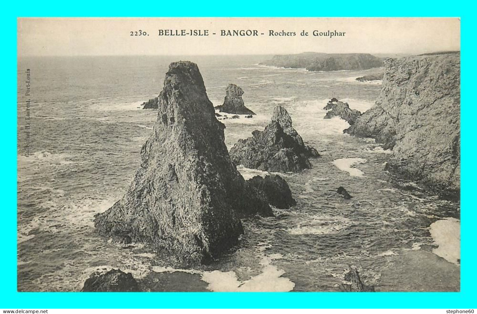 A830 / 525 56 - BELLE ILE EN MER BANGOR Rochers De Goulphar - Belle Ile En Mer