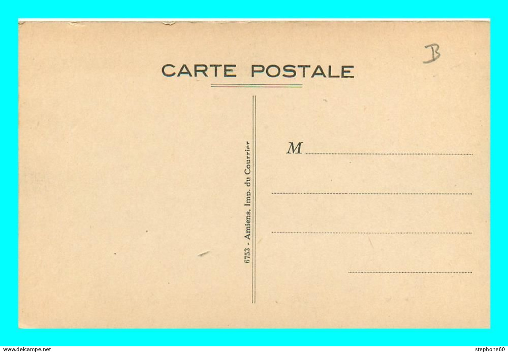 A830 / 461  Hommage Des Agents Des P.T.T. De La Somme - Postal Services