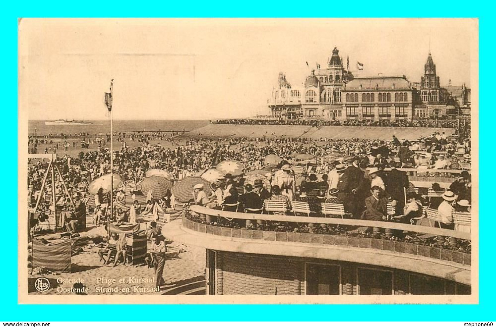 A830 / 577 OOSTENDE Ostende Plage Et Kursaal ( Timbre ) - Oostende