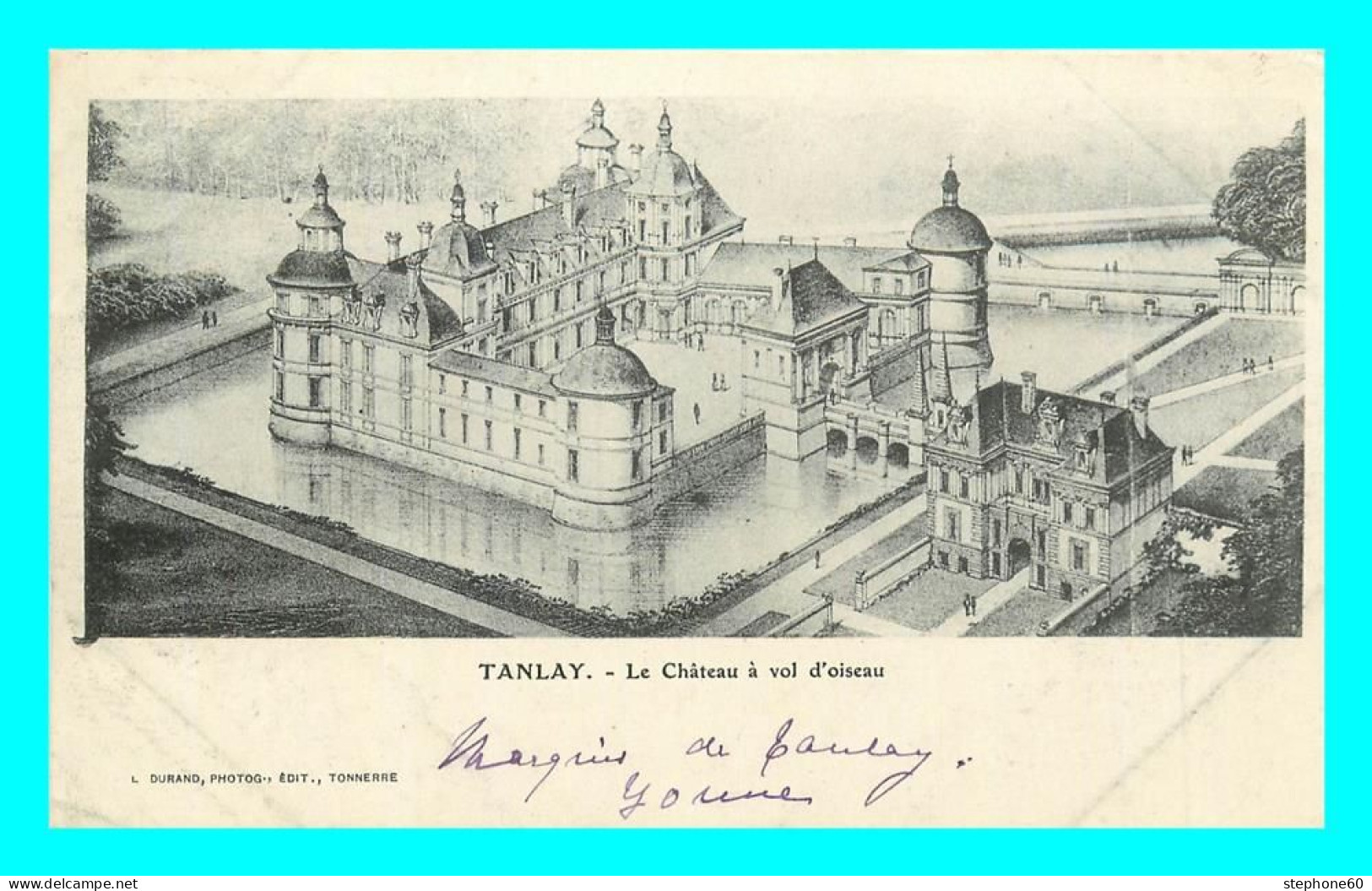 A834 / 143 89 - TANLAY Chateau à Vol D'oiseau - Tanlay