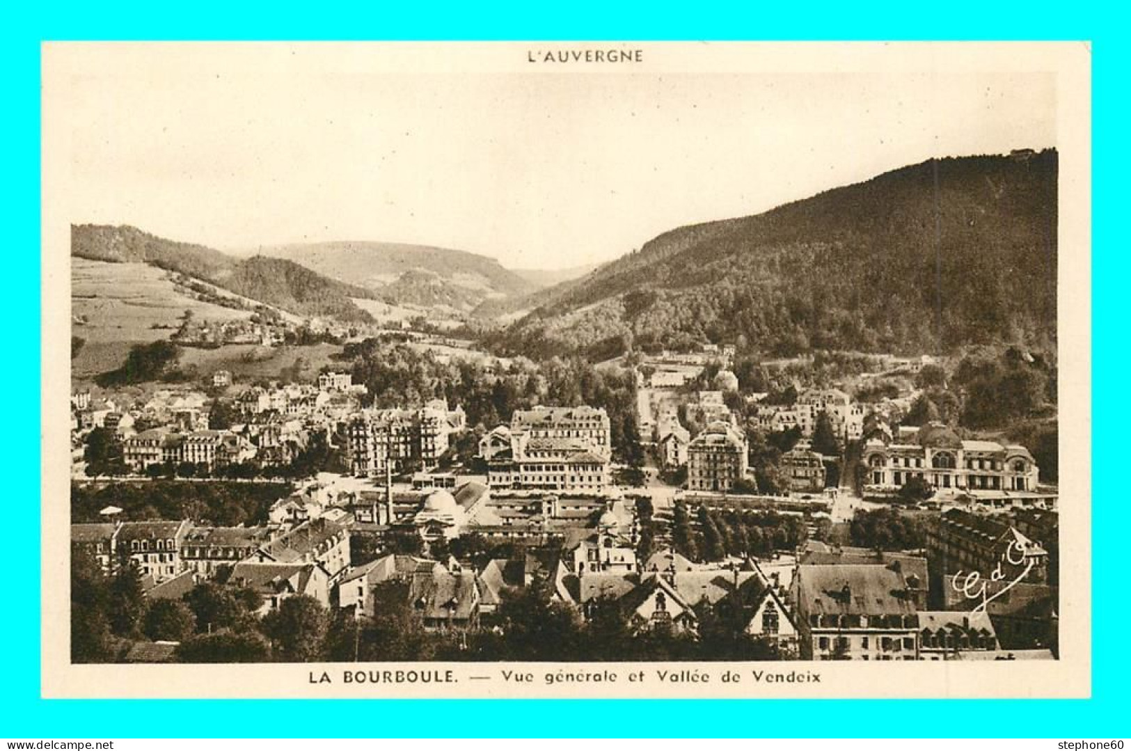 A834 / 109 63 - LA BOURBOULE Vue Générale Et Vallée De Vendeix - La Bourboule