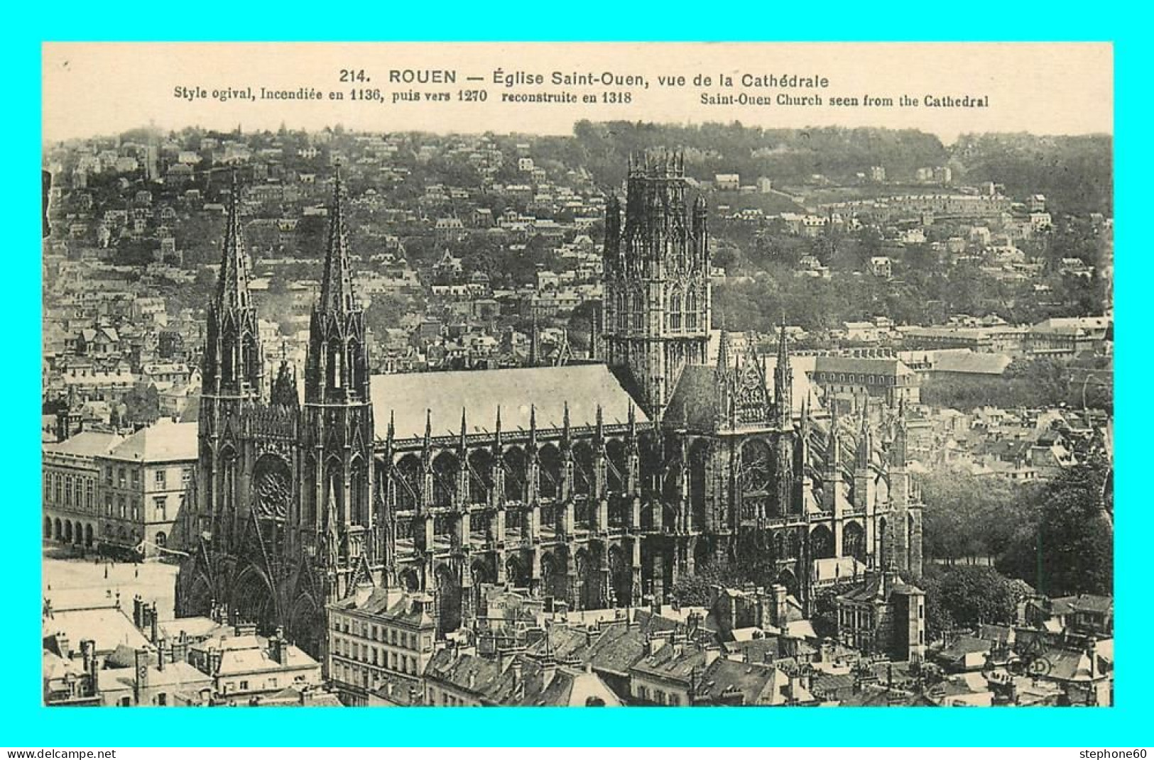 A835 / 441 76 - ROUEN Eglise Saint Ouen Vue De La Cathédrale - Rouen