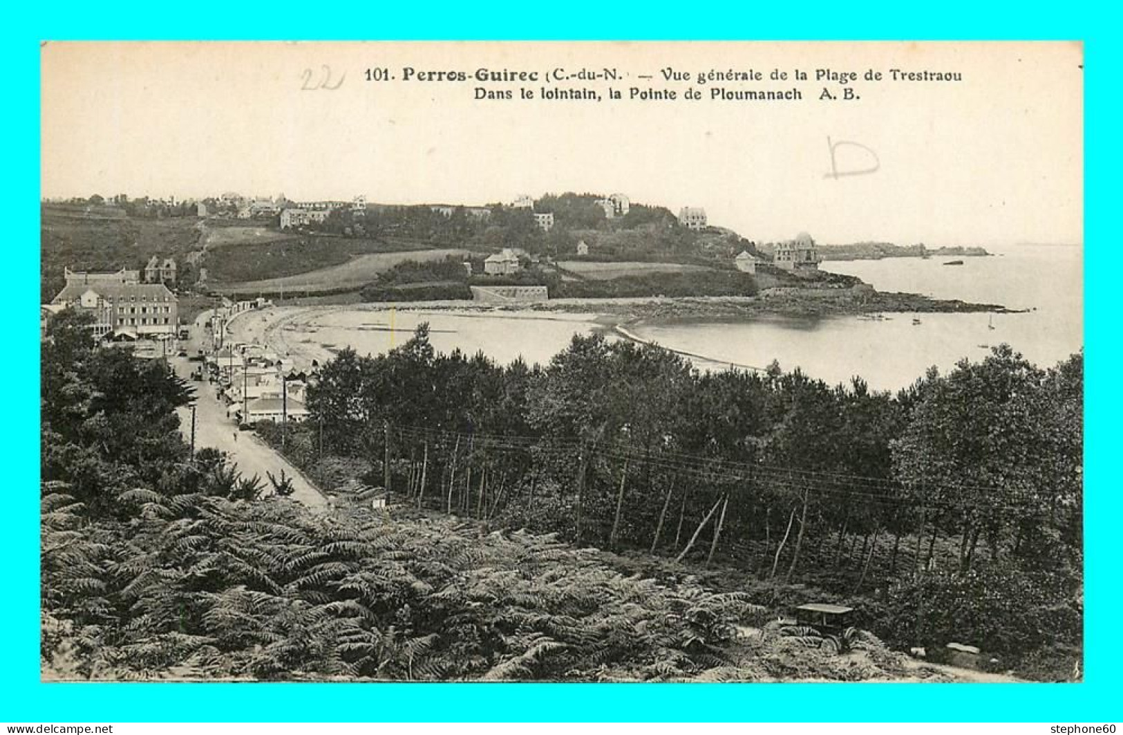 A835 / 483 22 - PERROS GUIREC Vue Générale De La Plage De Trestraou - Perros-Guirec