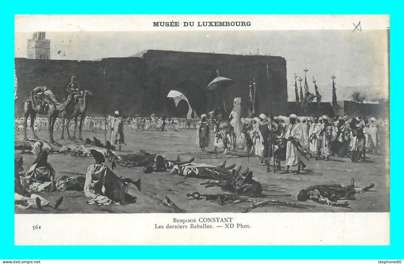 A835 / 223 Tableau Musée Du Luxembourg Benjamin CONSTANT Les Derniers Rebelles - Malerei & Gemälde