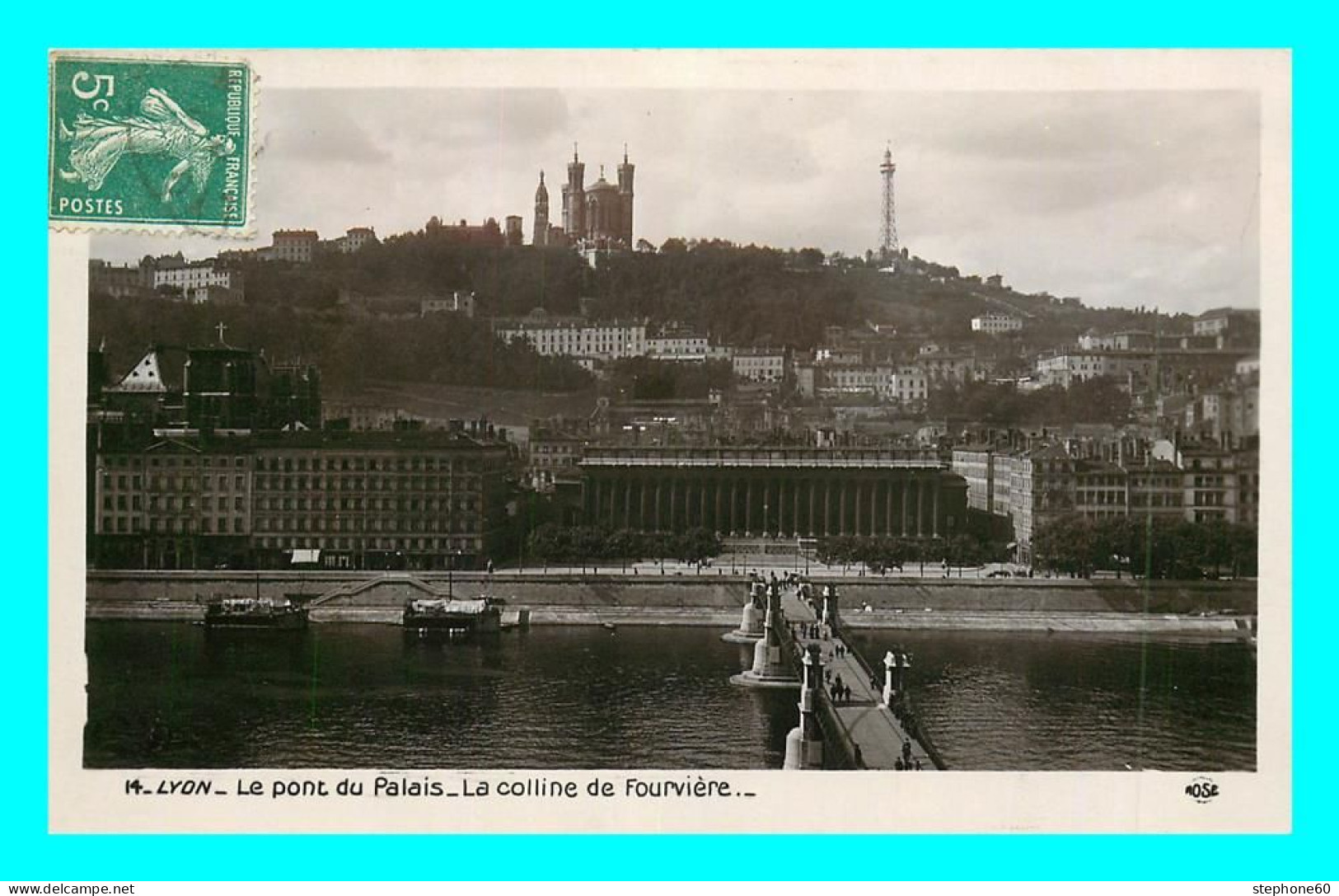 A835 / 329 69 - LYON Pont Du Palais La Colline De Fourviere - Autres & Non Classés