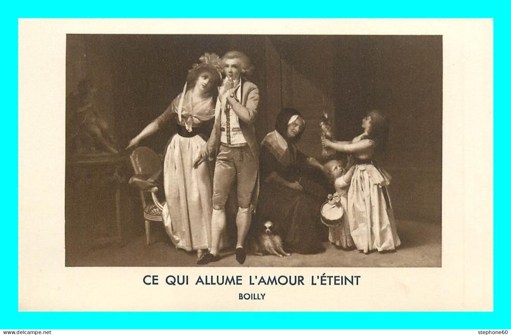 A835 / 151 Tableau Ce Qui Allume L'amour L'eteint BOILLY - Malerei & Gemälde