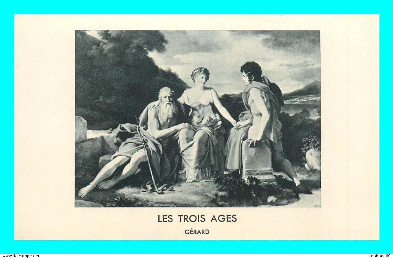 A835 / 135 Tableau Les Trois Ages GERARD - Malerei & Gemälde