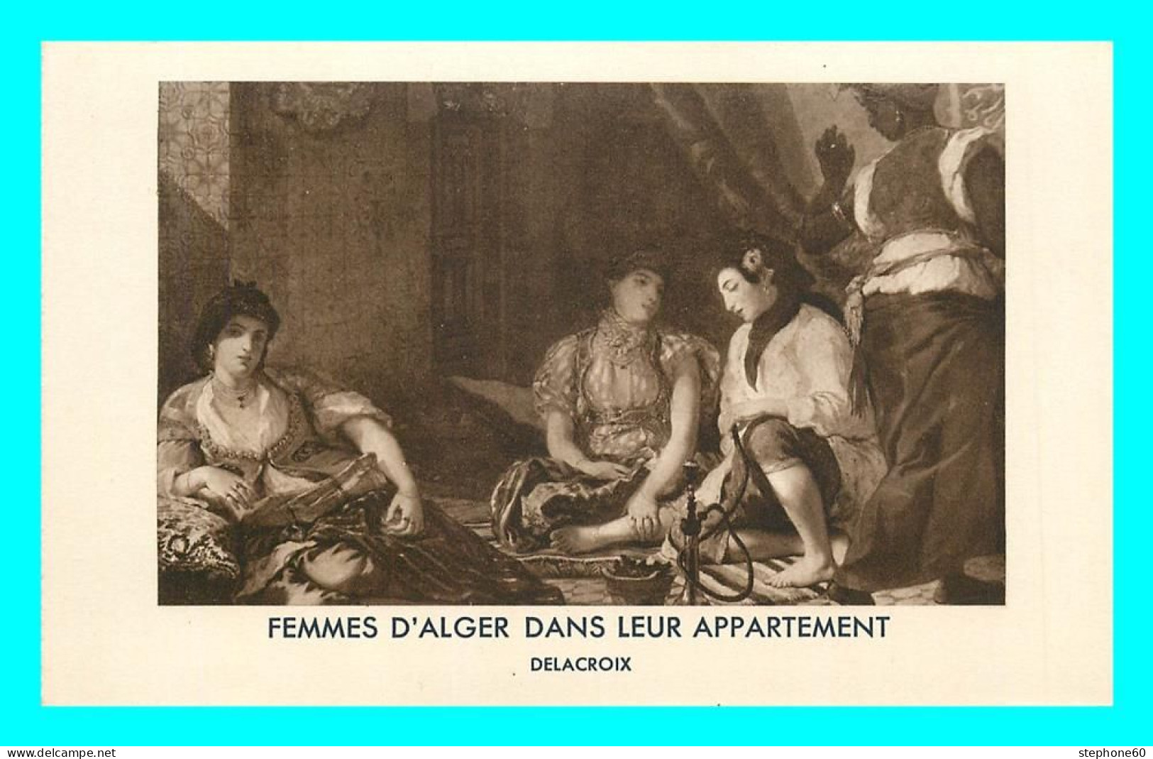 A835 / 145 Tableau Femmes D'Alger Dans Leur Appartement DELACROIX - Malerei & Gemälde