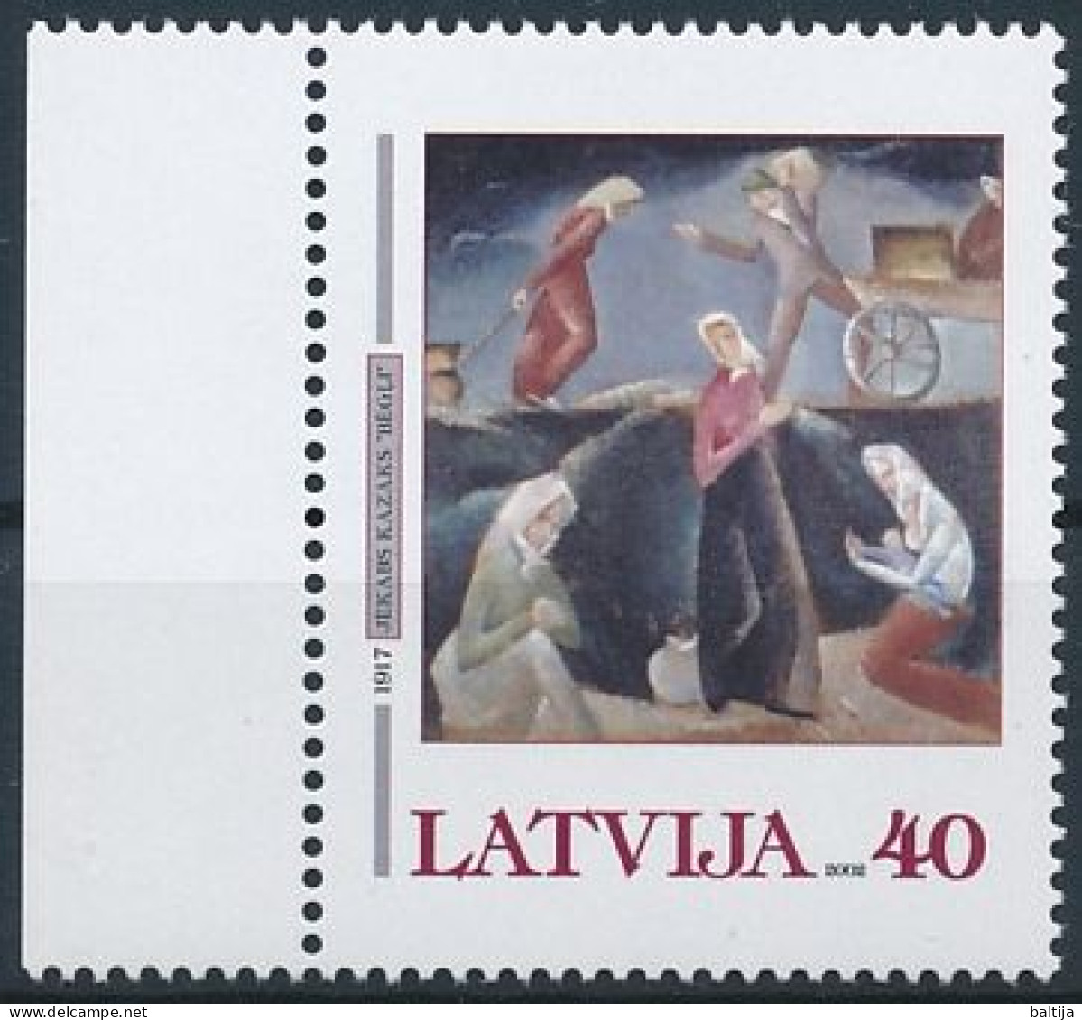 Mi 567 ** MNH / Painter Jēkabs Kazaks, Painting - Letonia