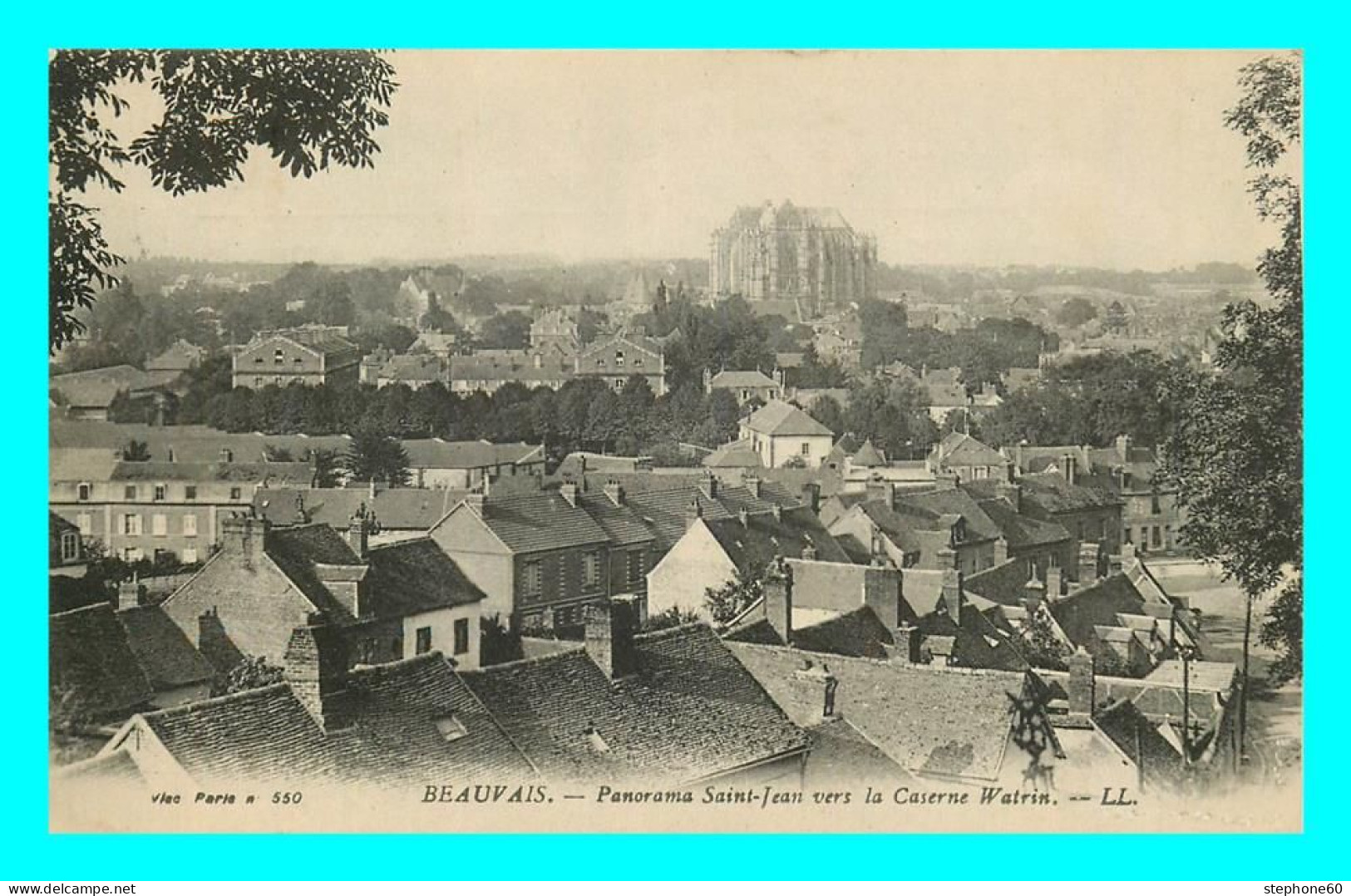 A835 / 011 60 - BEAUVAIS Panorama Saint Jean Vers La Caserne Watrin - Beauvais