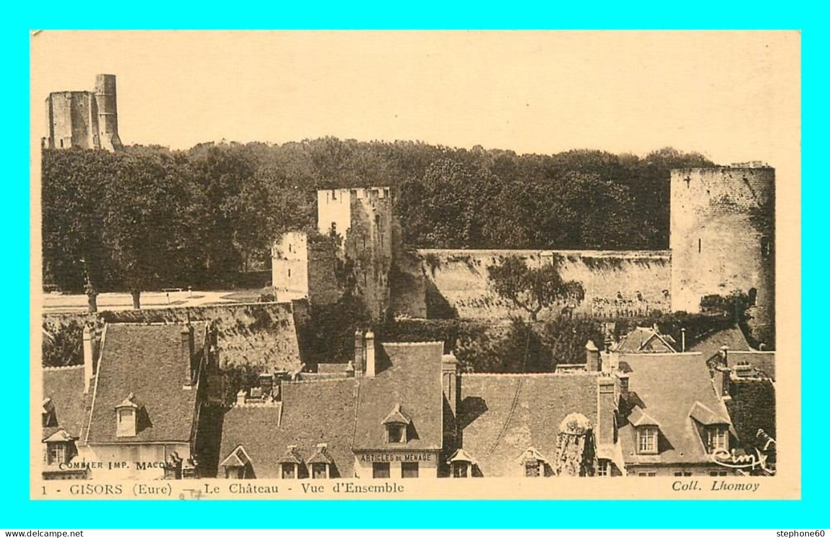 A835 / 159 27 - GISORS Chateau Vue D'ensemble - Gisors