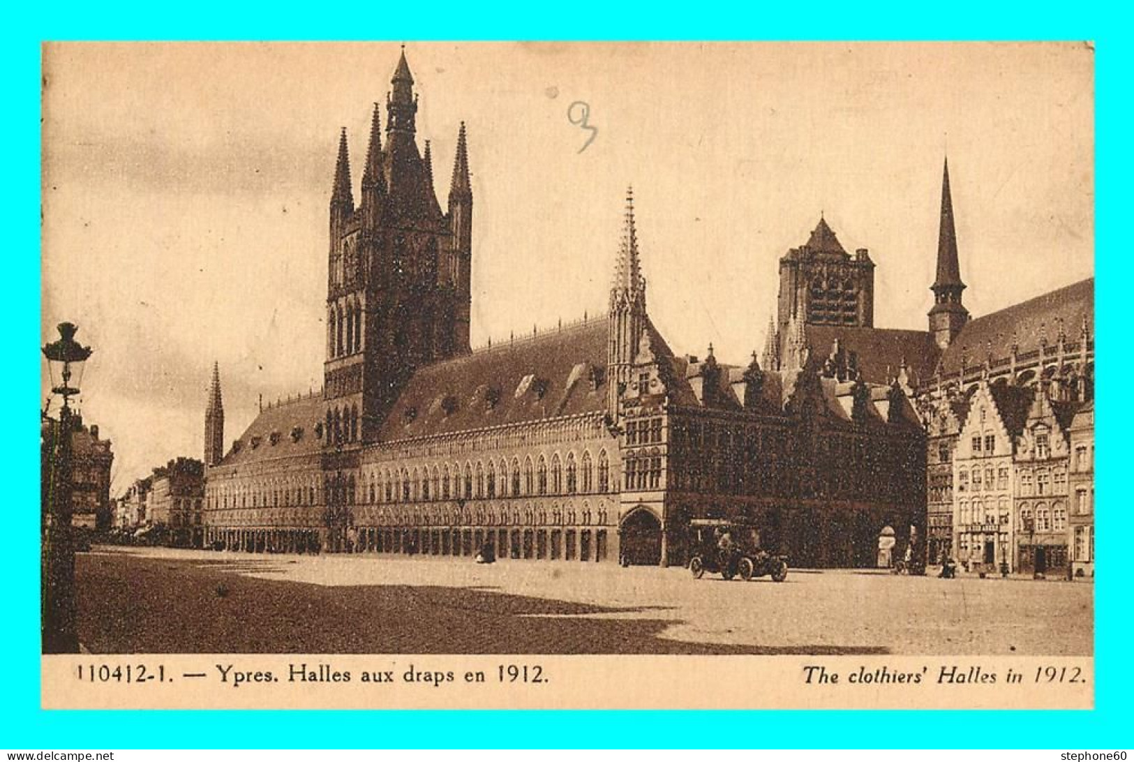 A832 / 527 IEPER Ypres Halles Aux Draps En 1912 - Ieper