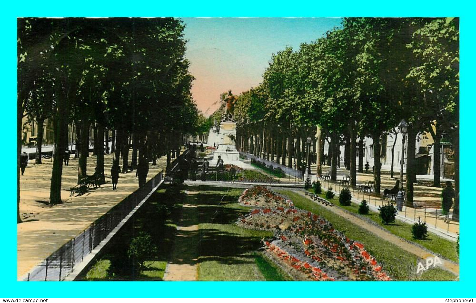 A832 / 561 11 - CARCASSONNE Nouveaux Jardins Du Boulevard Barbes - Carcassonne