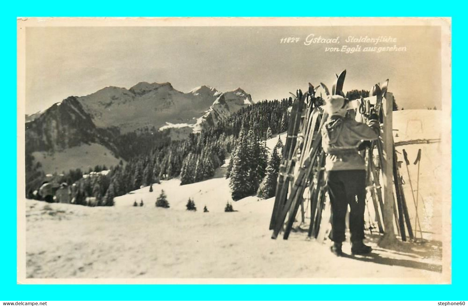 A832 / 609 Suisse GSTAAD ( Ski - Skieur ) - Gstaad