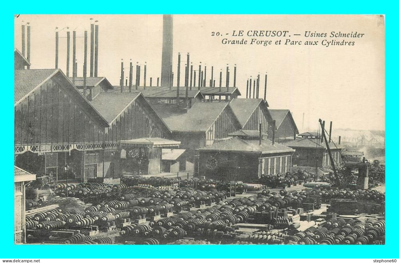 A836 / 397 71 - LE CREUSOT Usines Schneider Grande Forge Et Parc Aux Cylindres - Le Creusot