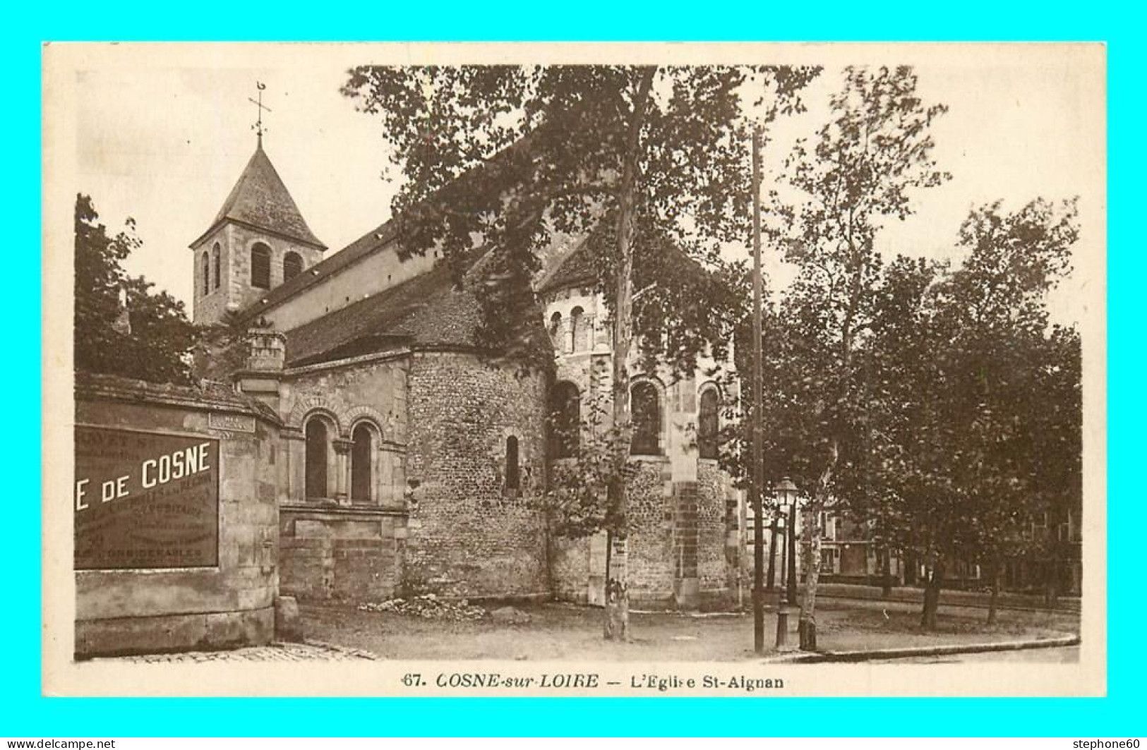 A836 / 295 58 - COSNE SUR LOIRE Eglise St Aignan - Jarny