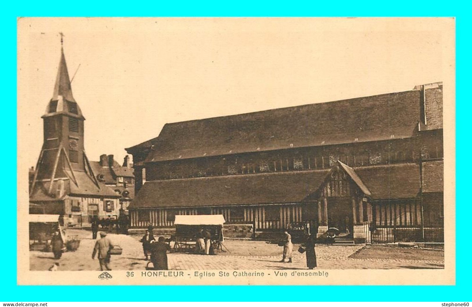 A837 / 011 14 - HONFLEUR Eglise Ste Catherine Vue D'ensemble - Honfleur