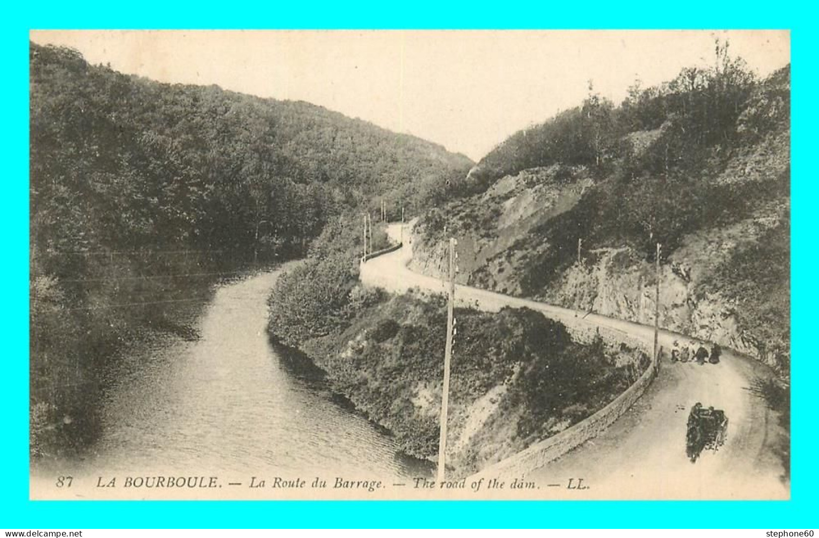 A837 / 309 63 - LA BOURBOULE Route Du Barrage - La Bourboule