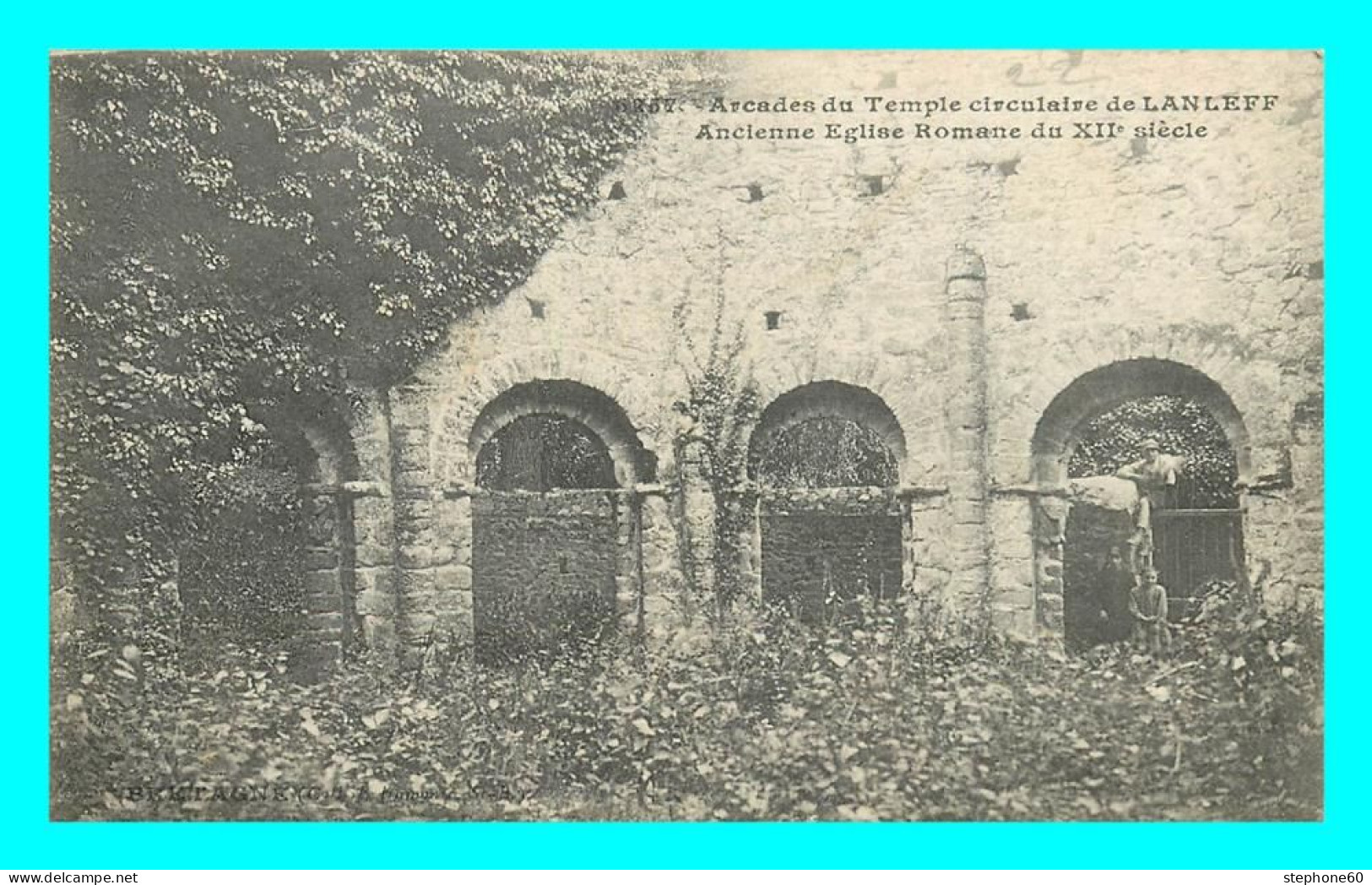 A837 / 189 22 - Arcades Du Temple Circulaire De LANLEFF Ancienne Eglise - Otros & Sin Clasificación