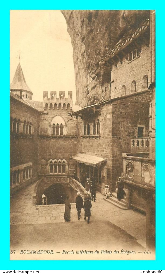 A837 / 419 46 - ROCAMADOUR Facade Intérieure Du Palais Des Eveques - Rocamadour