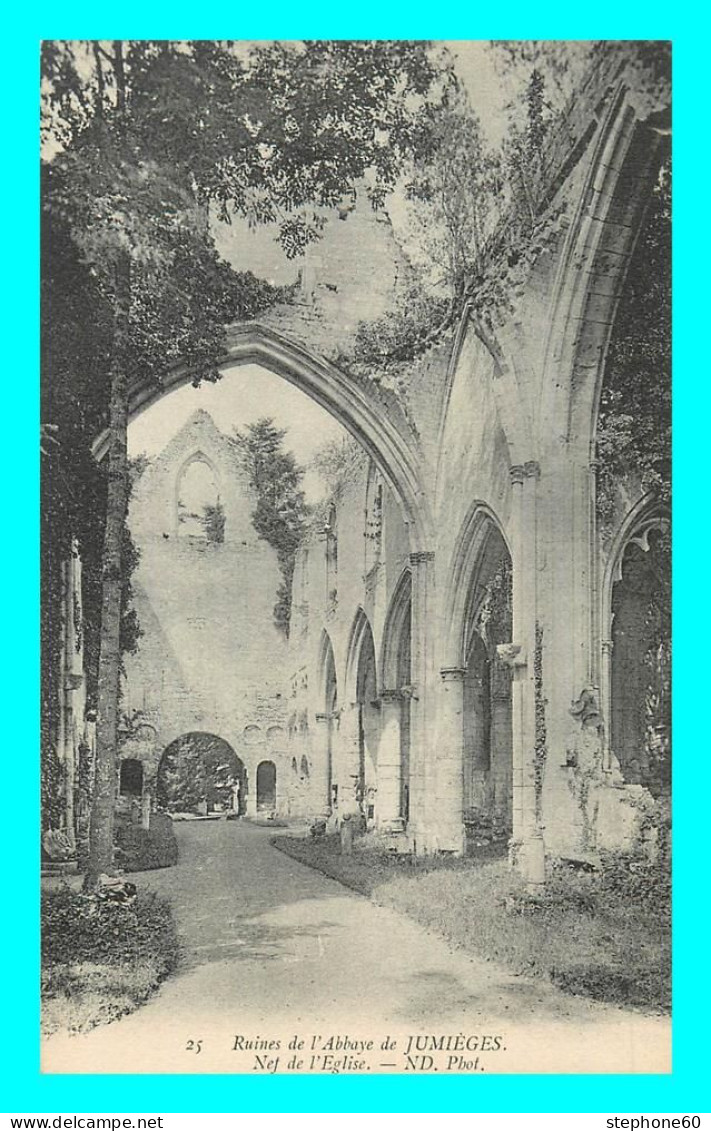 A834 / 463 76 - JUMIEGES Ruines De L'Abbaye Nef De L'Eglise - Jumieges