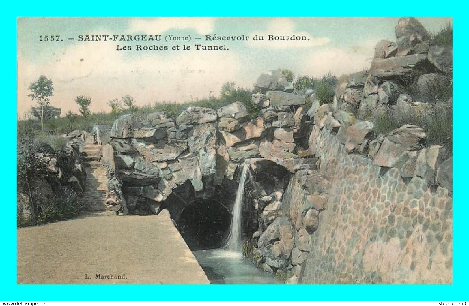 A834 / 177 89 - SAINT FARGEAU Réservoir Du Bourdon Les Roches Et Le Tunnel - Saint Fargeau