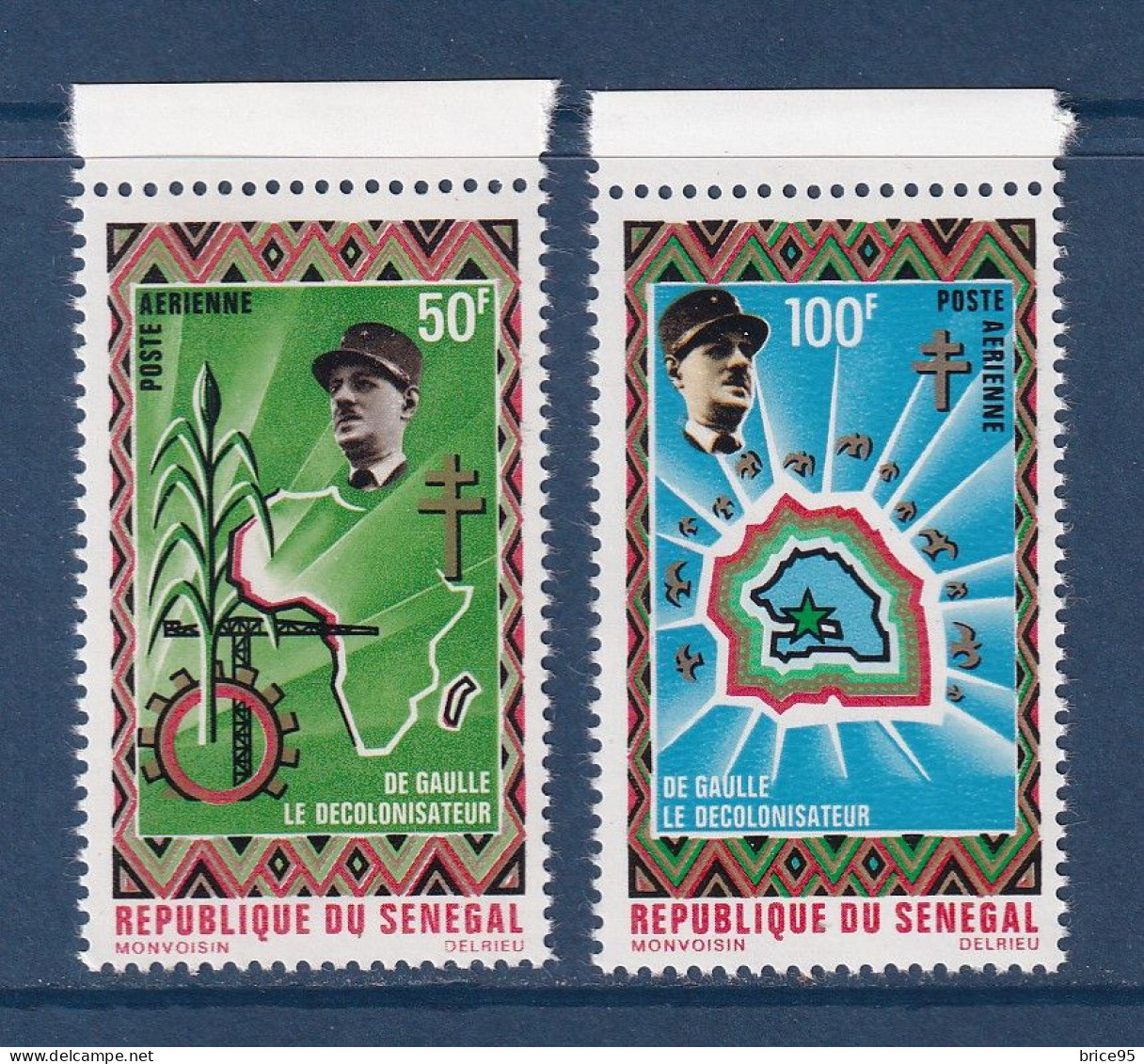 Sénégal - YT PA N° 98 Et 99 ** - Neuf Sans Charnière - Poste Aérienne - 1971 - Sénégal (1960-...)