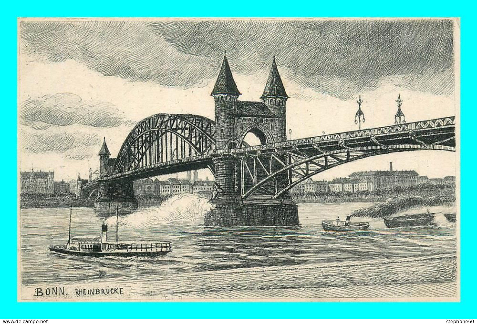 A838 / 315 BONN Rheinbrucke ( Illustrateur ) - Bonn