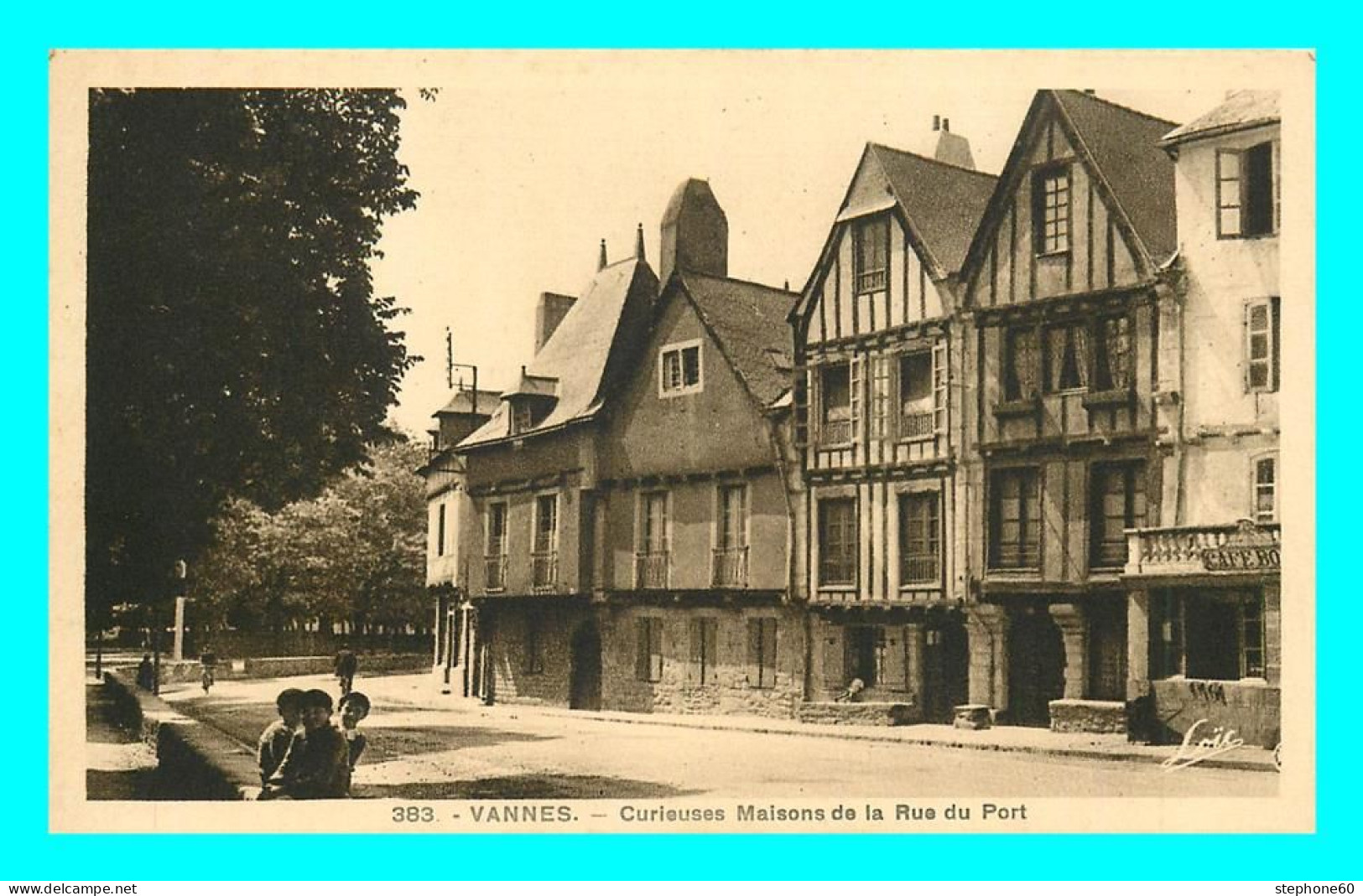 A838 / 459 56 - VANNES Curieuses Maisons De La Rue Du Port - Vannes