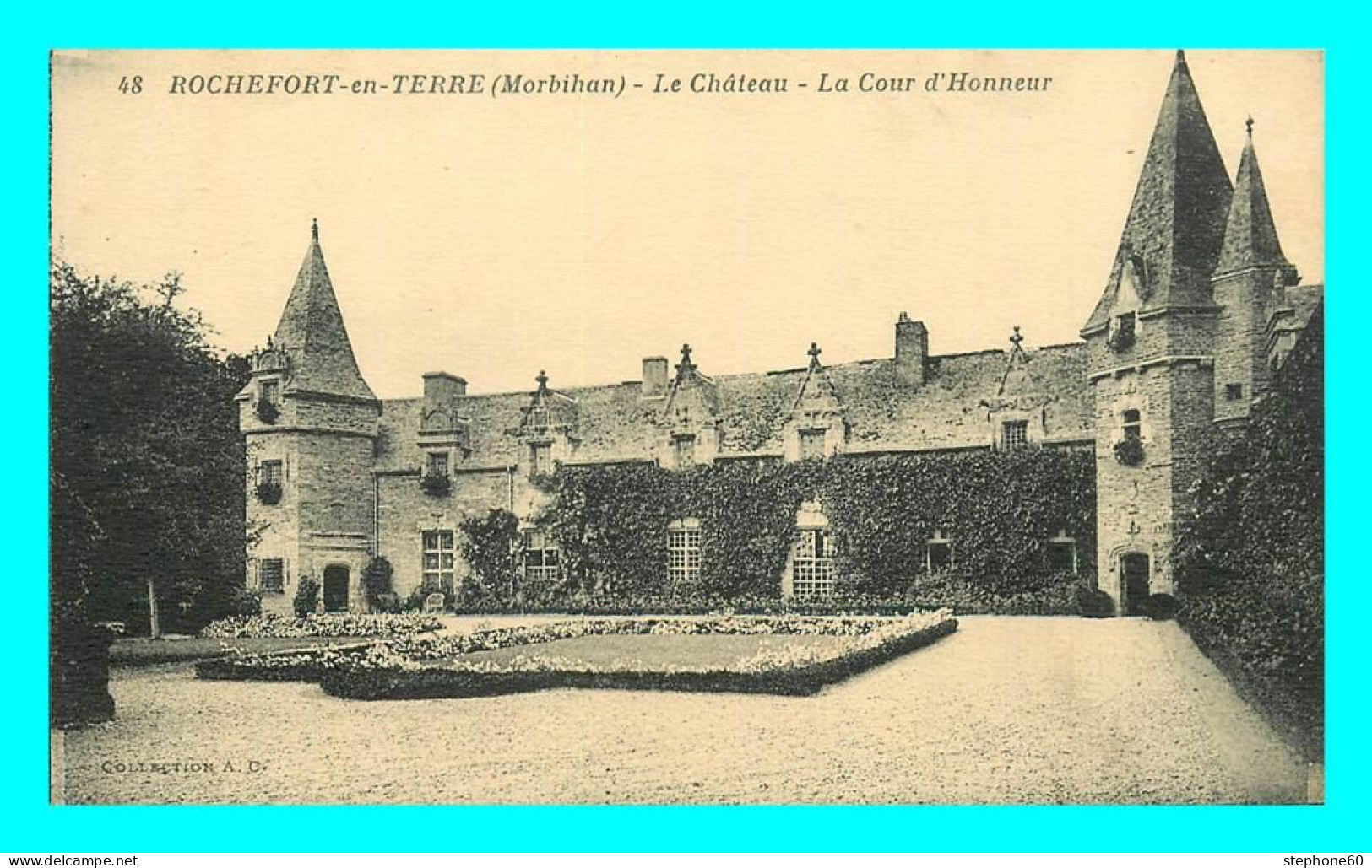 A838 / 477 56 - ROCHEFORT EN TERRE Chateau Cour D'honneur - Rochefort En Terre