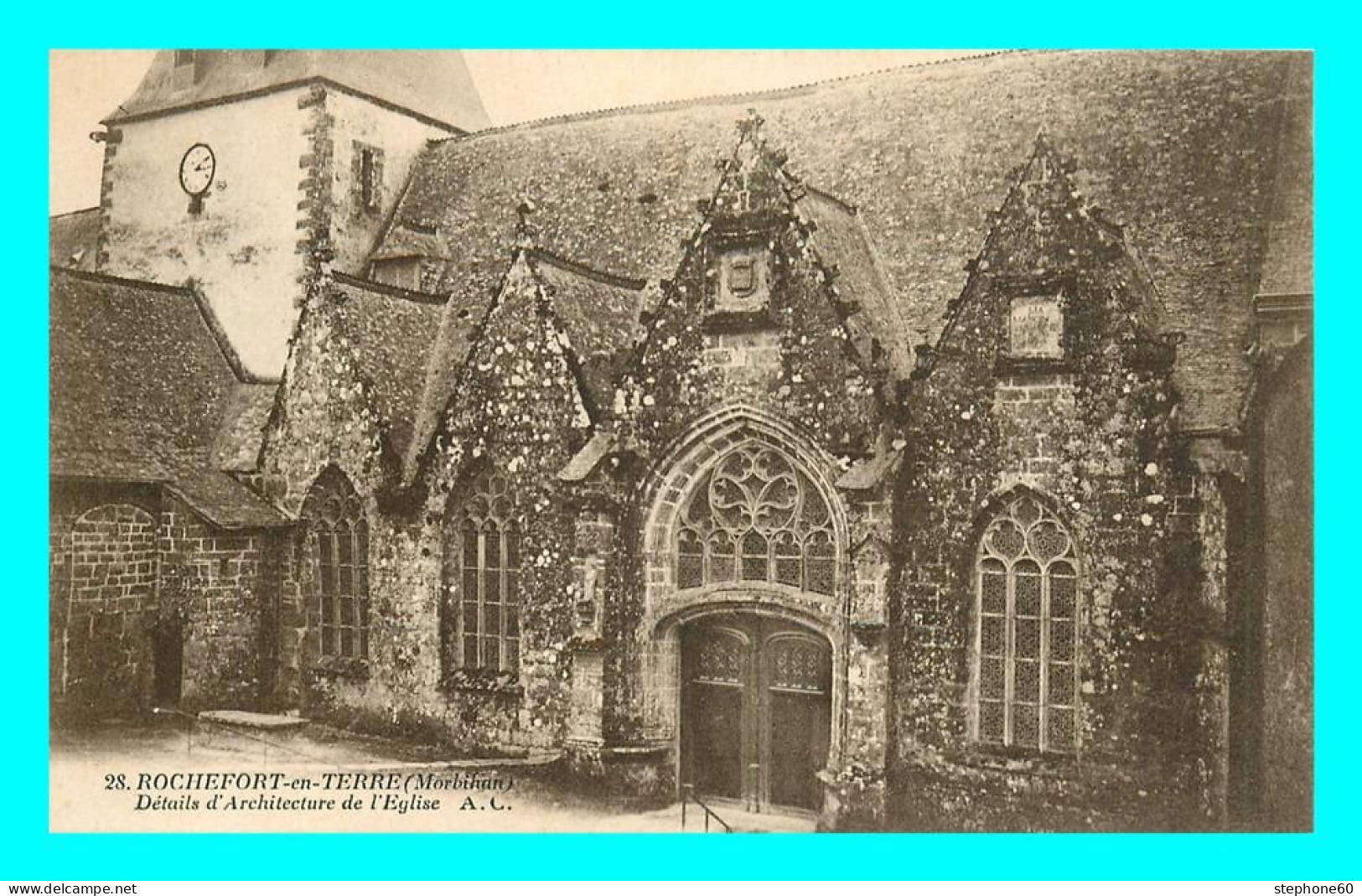A838 / 467 56 - ROCHEFORT EN TERRE Détails D'architecture De L'Eglise - Rochefort En Terre