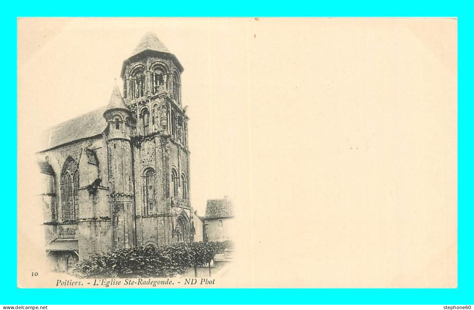 A804 / 375 86 - POITIERS Eglise Ste Radegonde - Poitiers