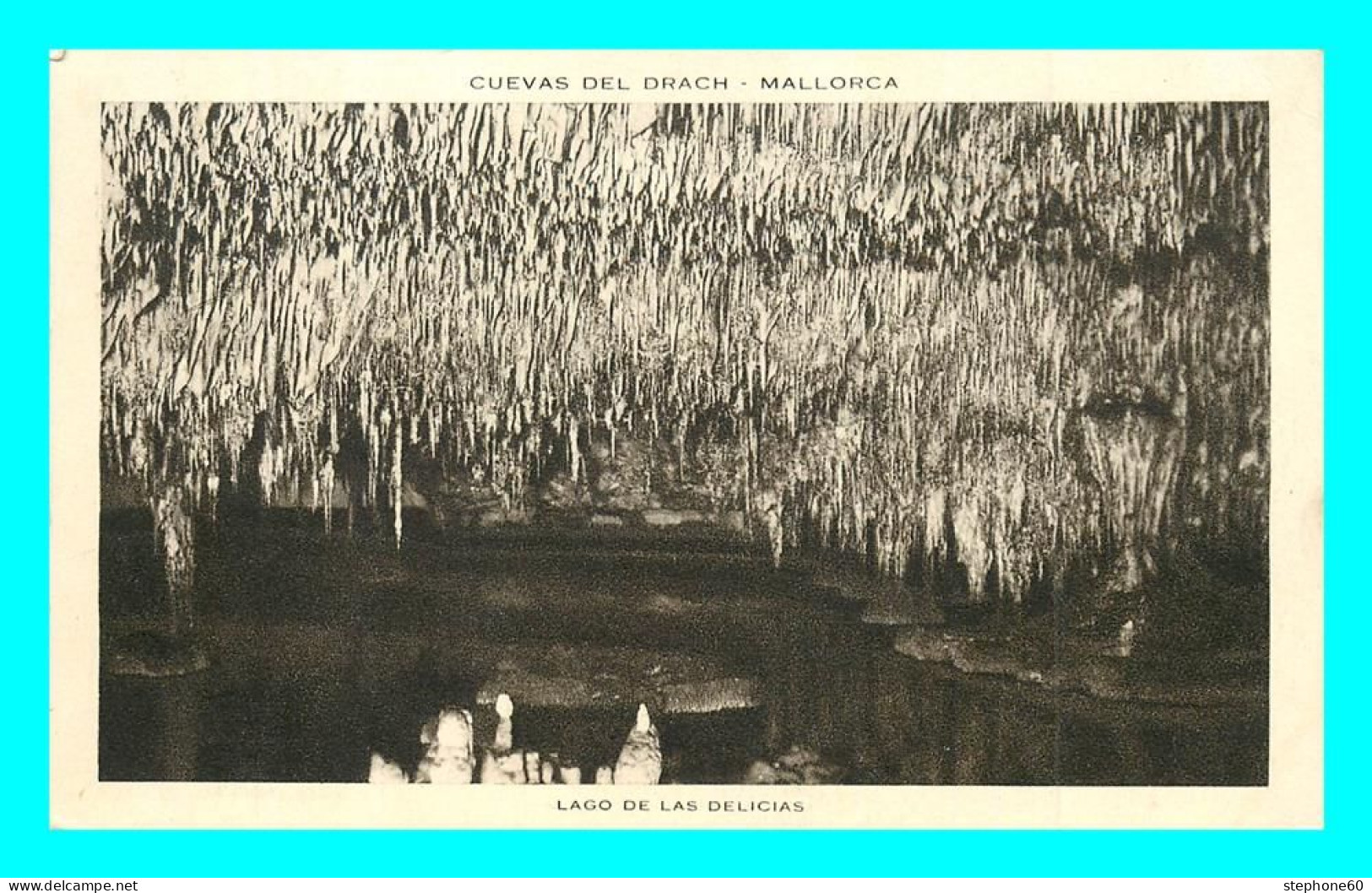 A836 / 541 Espagne MALLORCA Cuevas Del Drach Lago De Las Delicias ( Grotte ) - Mallorca