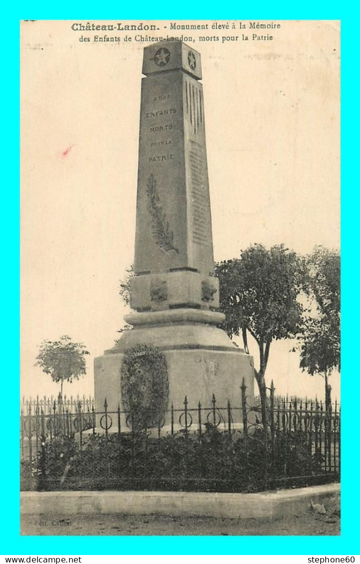 A836 / 629 77 - CHATEAU LANDON Monument élevé à La Mémoire Des Enfants - Chateau Landon