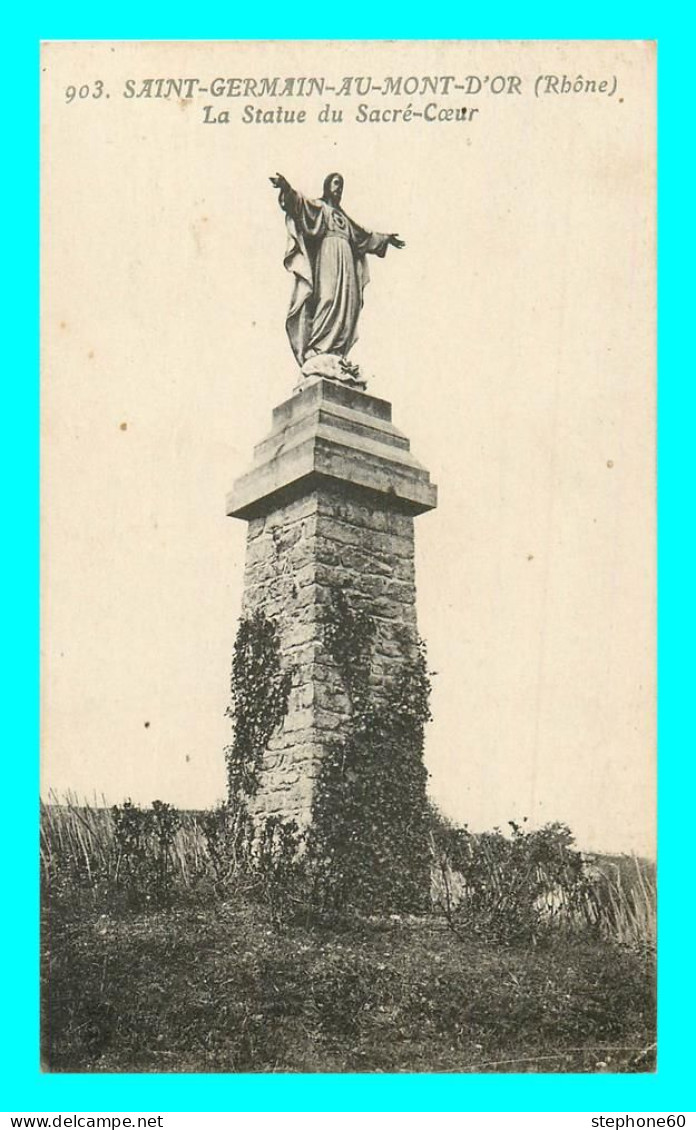 A836 / 587 69 - SAINT GERMAIN AU MONT D'OR Statue Du Sacré Coeur - Sonstige & Ohne Zuordnung