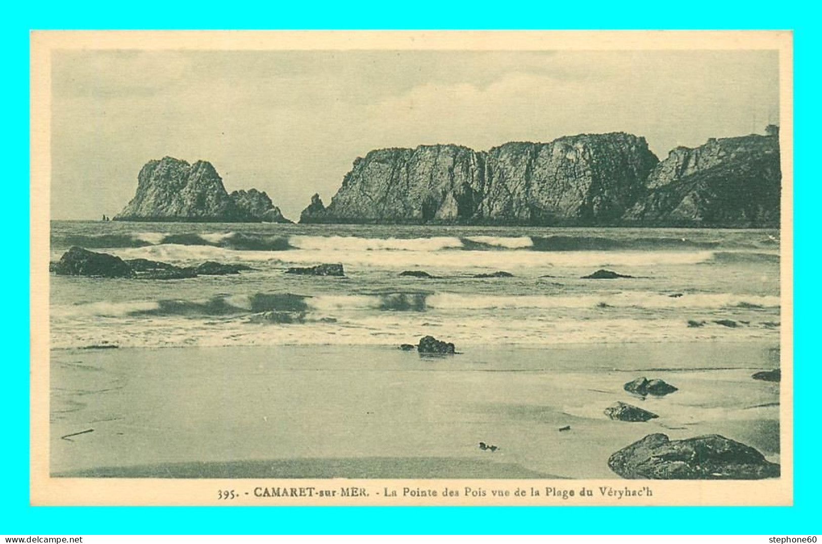 A836 / 447 29 - CAMARET SUR MER Pointe Des Pois Vue De La Plage Du Véryhac'h - Camaret-sur-Mer