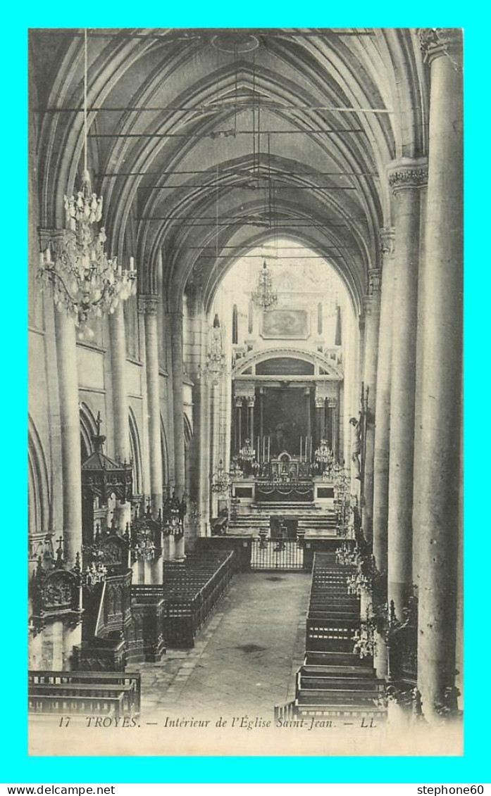 A837 / 605 10 - TROYES Intérieur De L'Eglise Saint Jean - Troyes