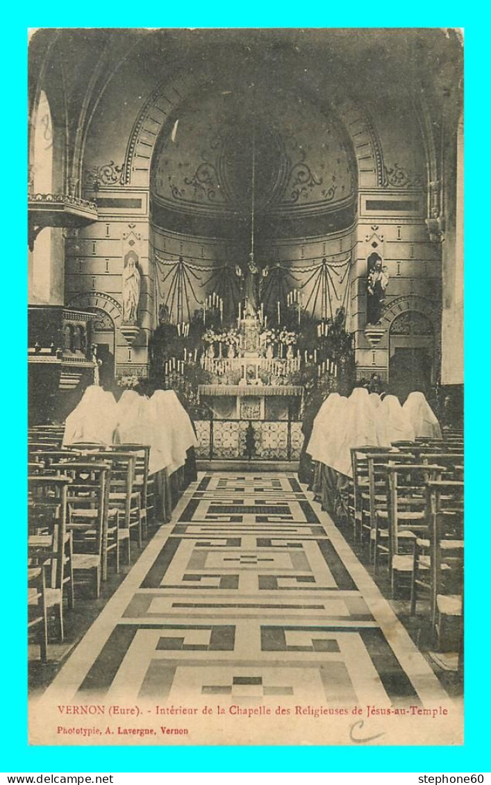 A837 / 633 27 - VERNON Intérieur De La Chapelle Des Religieuses De Jesus Au Temple - Vernon
