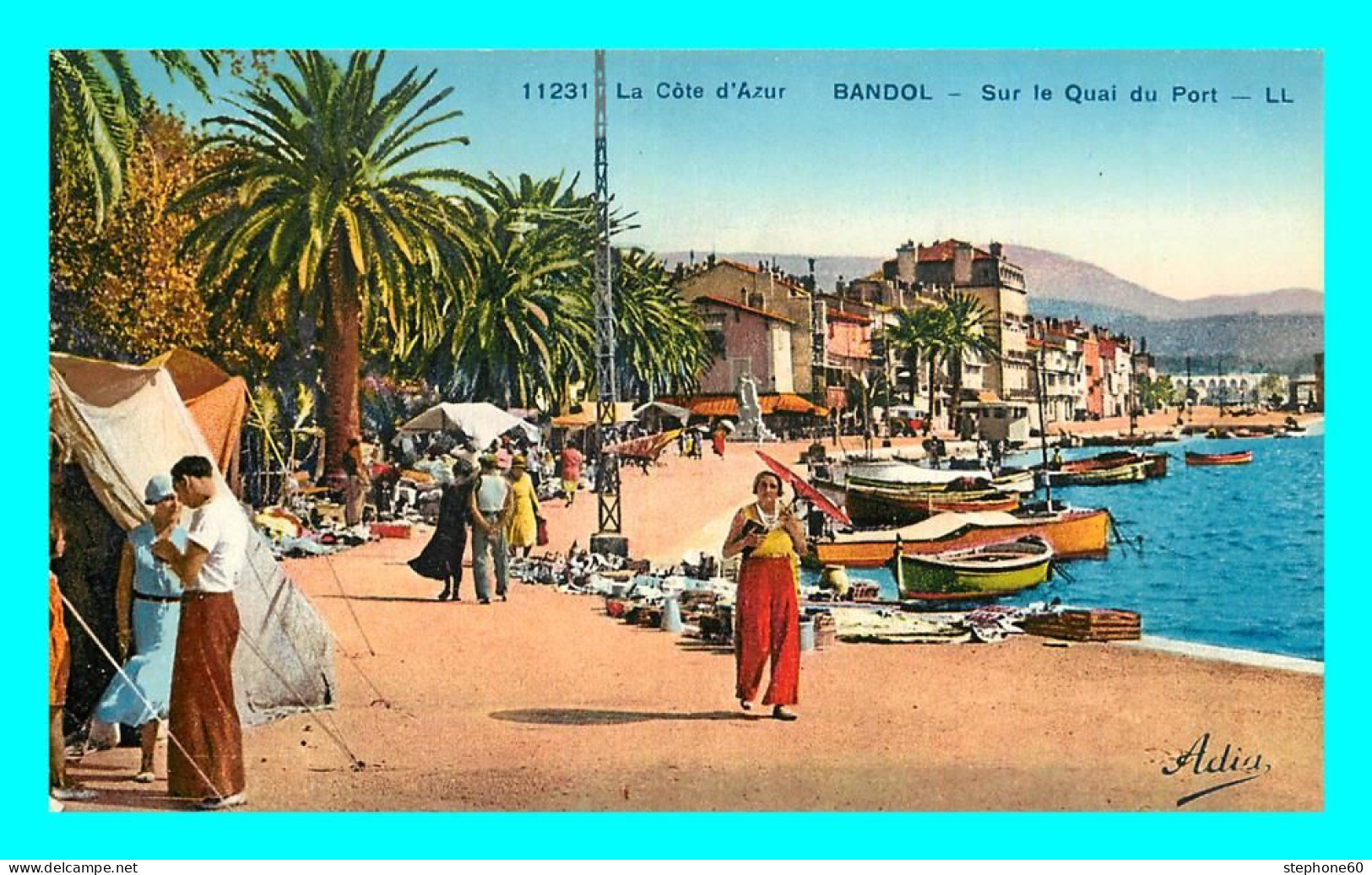 A838 / 263 83 - BANDOL Sur Le Quai Du Port - Bandol