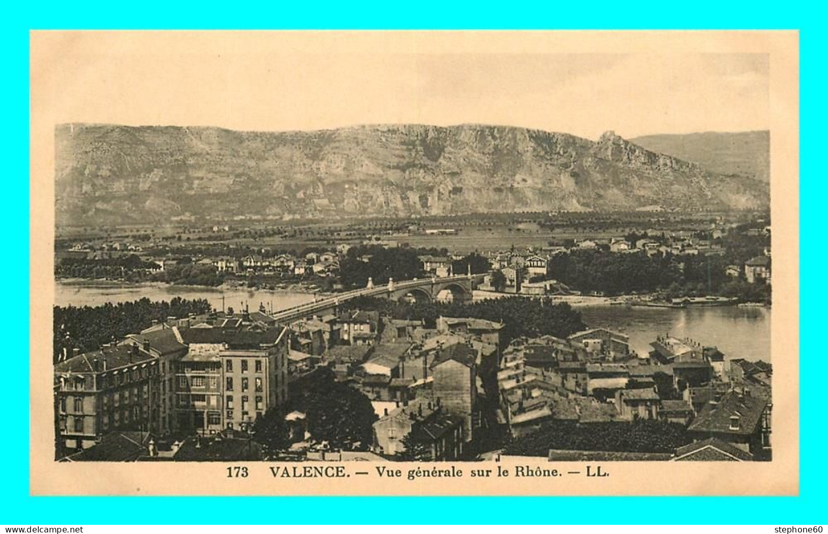 A838 / 239 26 - VALENCE Vue Générale Sur Le Rhone - Valence