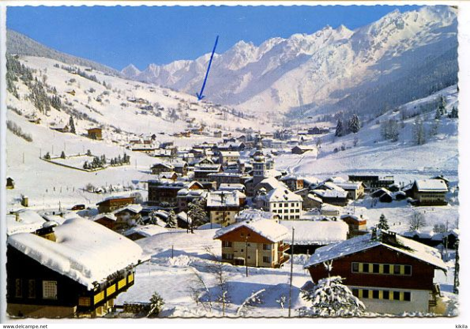 CPSM Dentelée 10.5 X 15 Haute Savoie LA CLUSAZ Vue Générale Et La Chaîne Des Aravis - La Clusaz