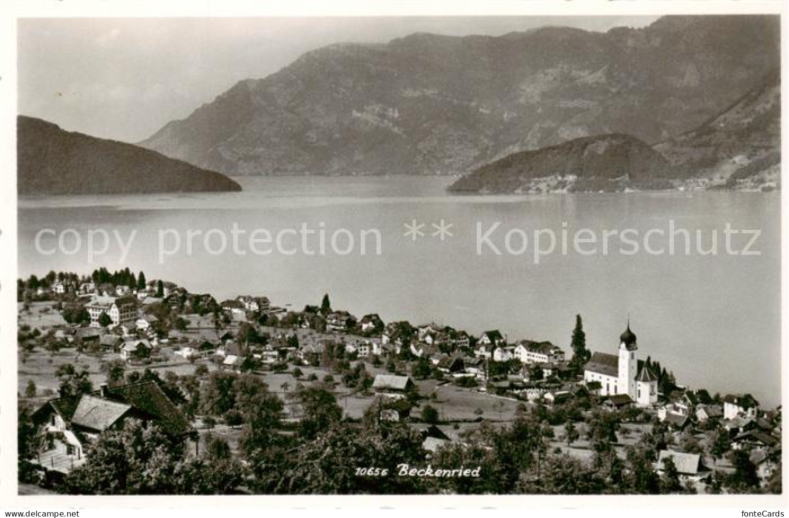 13822612 Beckenried Vierwaldstaettersee NW Panorama  - Andere & Zonder Classificatie