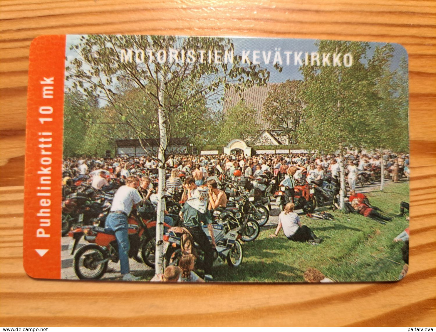 Phonecard Finland, Turku Telephone - Motorbike, Motoristien Kevätkirkko 10.000 Ex. - Finlandia