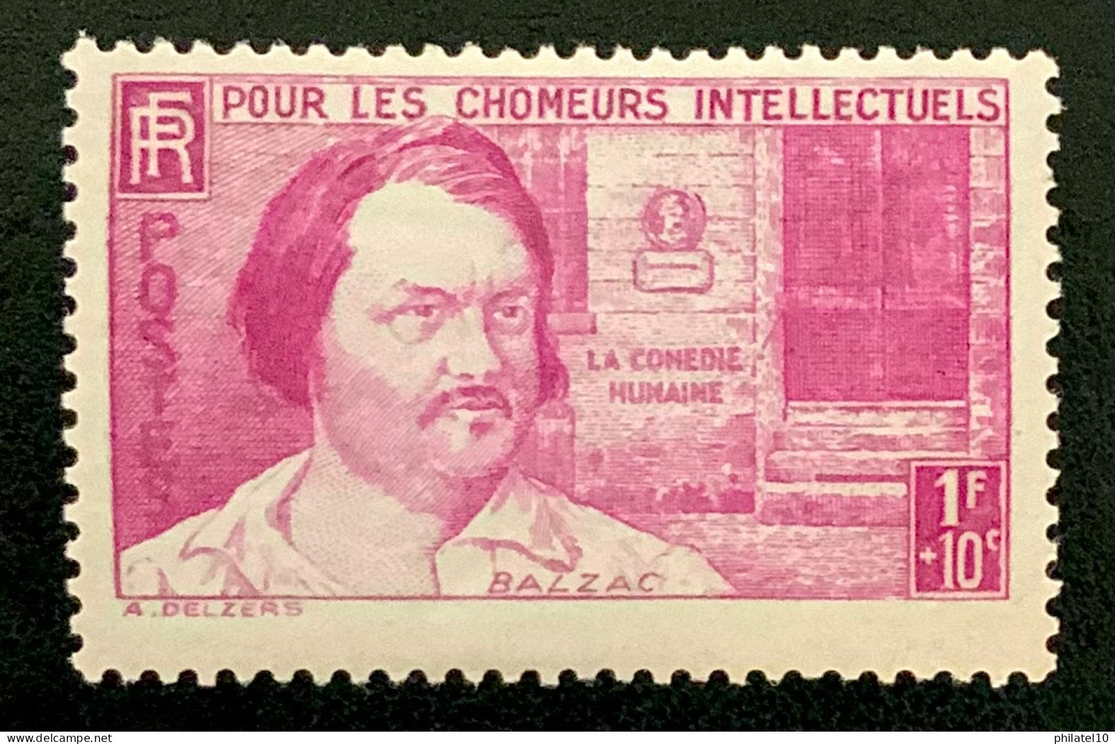 1940 FRANCE N 463 BALZAC LA COMÉDIE HUMAINE - POUR LES CHÔMEURS INTELLECTUELS - NEUF* - Nuevos