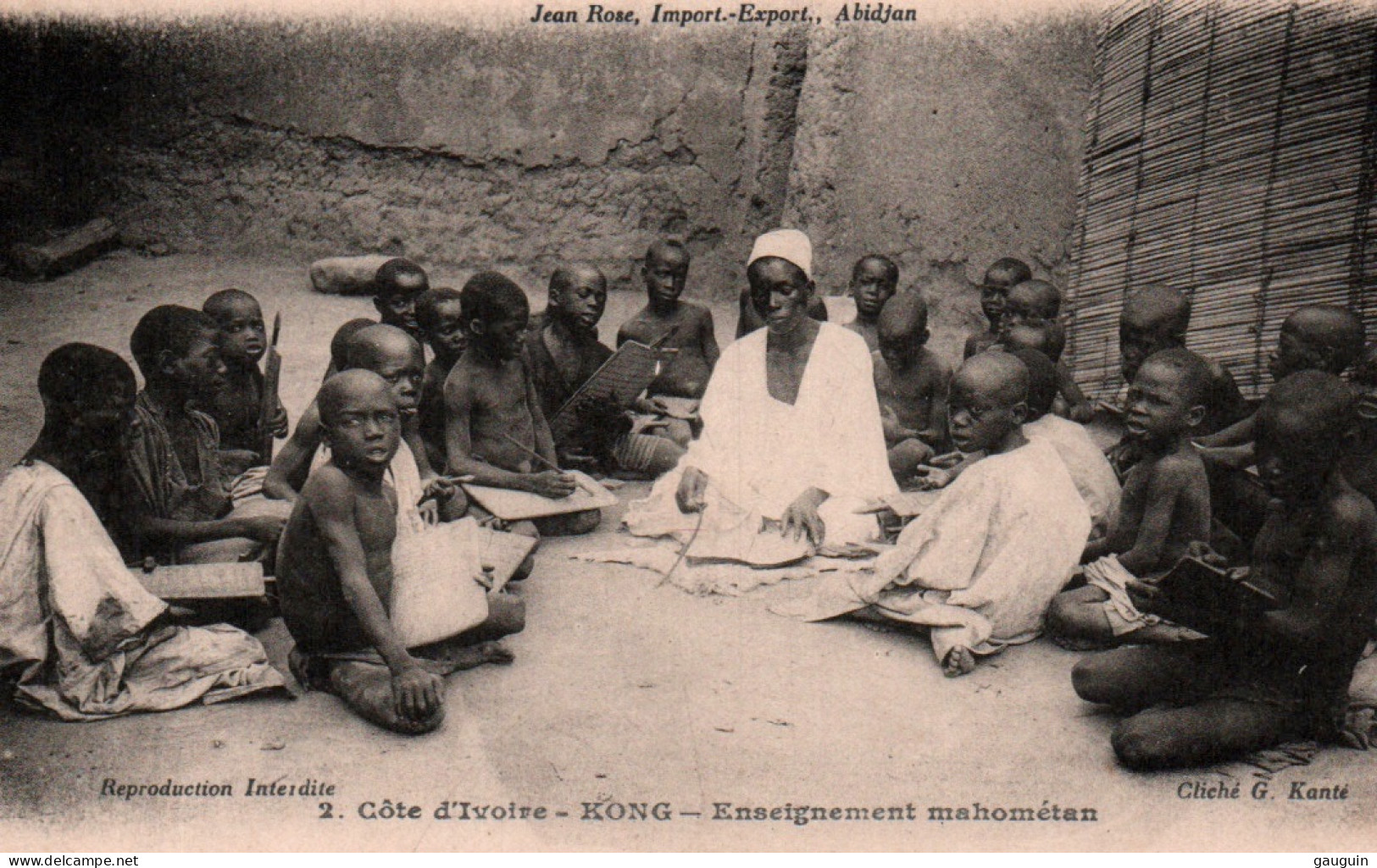 CPA - KONG - Enseignement Mahométan - Edition G.Kante - Ivory Coast